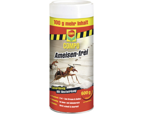 Ameisen-frei Compo 600 g mit Nestwirkung Compo Ameisenmittel Dose mit 600 Gramm Inhalt