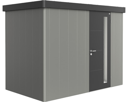 Gartenhaus Biohort Neo 1C Variante 2.3 Standardtür 282 x 170 cm quarzgrau-dunkelgrau