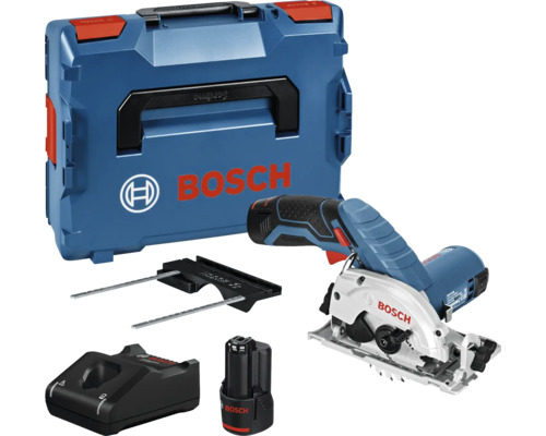 Bosch Akku-Kreissäge mit Zubehör und Transportkoffer