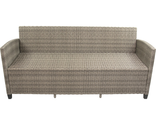 Gartenbank aus Rattan