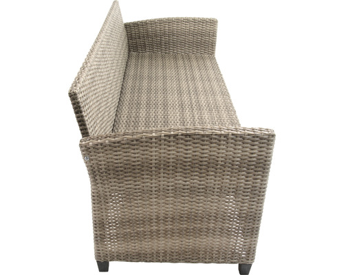 Gartenbank aus Rattan für den Aussenbereich