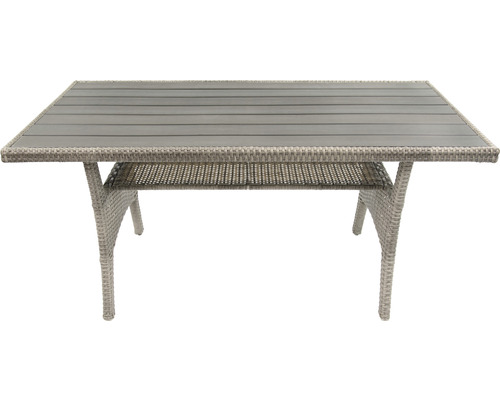 Gartentisch mit Tischplatte und Ablagefläche
