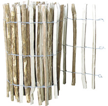Haselnusszaun aus Holz
