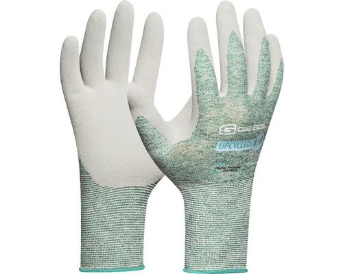 Handschuhe mit Polyesterfaden aus recycelten PET-Flaschen Upcycled Strong, 1 Paar, Größe 9, grün