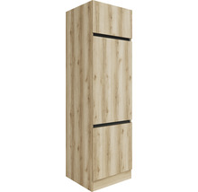 Hochschrank mit zwei Schubladen und Holzdekor