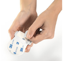 Schrank- und Schubladensicherung zum Kleben weiß 3 Stück-thumb-1