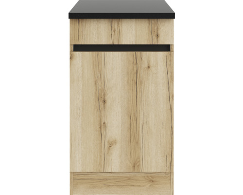 Waschtischunterschrank mit Holzmuster und Schublade