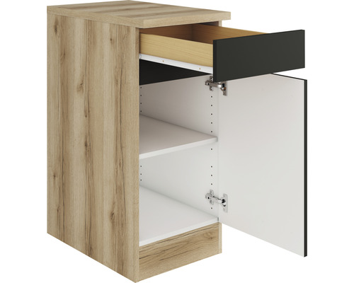 Unterschrank mit Schublade, Tür und Einlegeböden