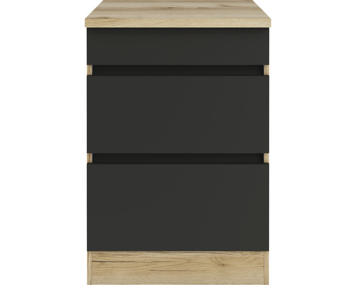 Nachttisch mit drei Schubladen