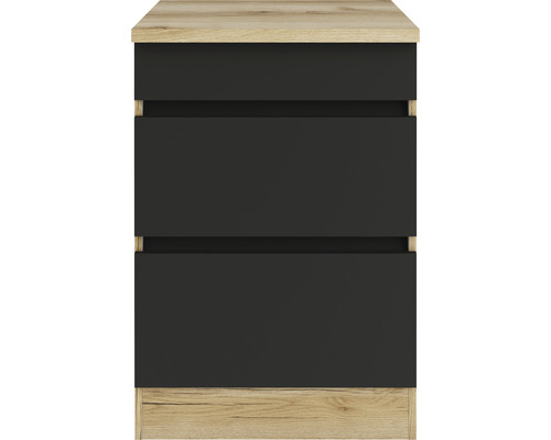 Nachttisch mit drei Schubladen