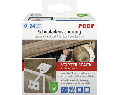 Reer Schubladensicherung im Vorteilspack