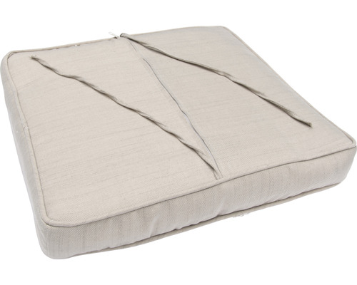 Quadratisches Sitzkissen mit Bindebändern