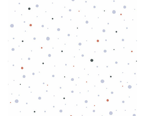 Vliestapete 38116-4 Little Love Punkte grau rot Punktmuster