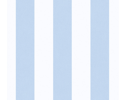 Vliestapete 38148-5 Little Love Blockstreifen blau weiß Tapete mit Streifenmuster