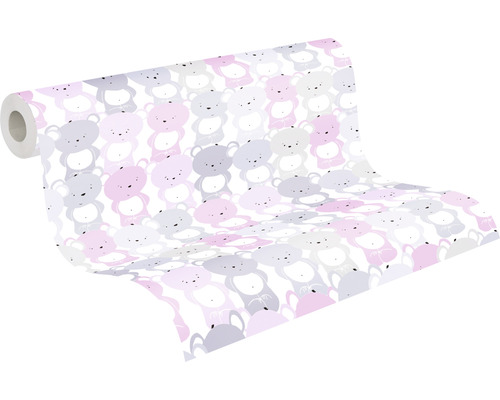 Tapetenrolle mit Bärenmuster für Kinderzimmer