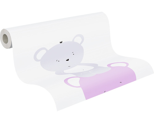 Tapetenrolle mit Bärenmuster für Kinderzimmer