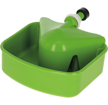 Grüne Viehtränke aus Kunststoff