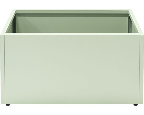 Quadratischer Pflanzkasten aus Metall