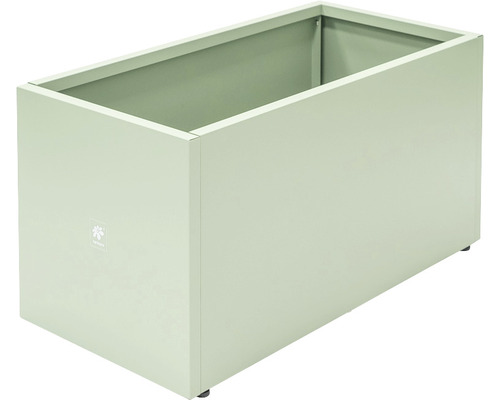 Rechteckiger Pflanzkasten aus Metall