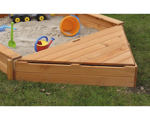 Bugbox für Sandkasten MULTI 140 x 120 x 22 cm Holz braun