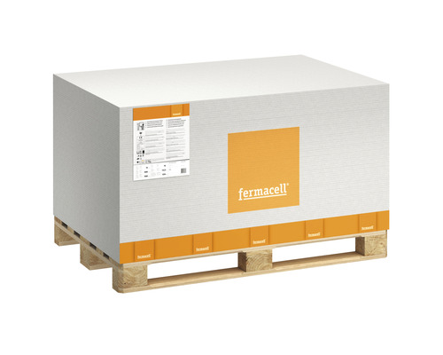 Palette mit Fermacell Gipsfaserplatten