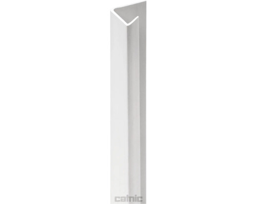 CATNIC Einfassprofil Hart-PVC für Gipskartonplatten 12,5 mm 2500 x 13 x 19,5 mm