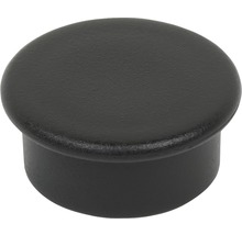 Schwarze Abdeckkappe