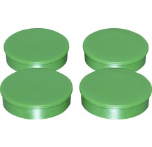 Vier grüne Abdeckkappen