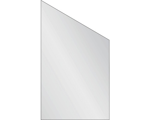 Abschlusselement Vidrio Glas links 103x180/120 cm satiniert