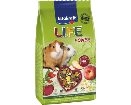 Vitakraft Life Power Hauptfutter für Meerschweinchen