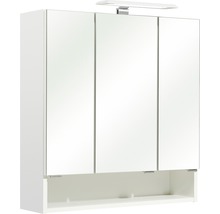 Spiegelschrank mit drei Türen und Regal