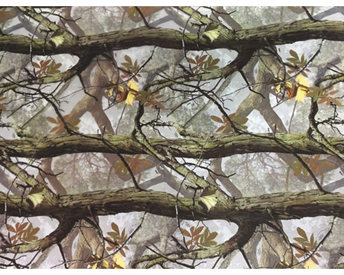 Wassertransferdruck Folie Camouflage CA-R-002-01 natur 100 x 50 cm Tapete mit Wald Tarnmuster Design