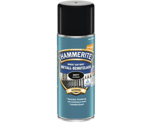 HAMMERITE Metall Schutzlack Spray matt schwarz 400 ml HAMMERITE Metall Schutzlack Spray matt schwarz 400 ml