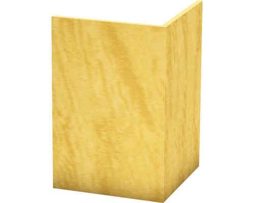 Prinz Eckschutzwinkel Hart-PVC Eiche ungelocht 30x30x2500 mm Holzpaneel Ecke für den Innenausbau
