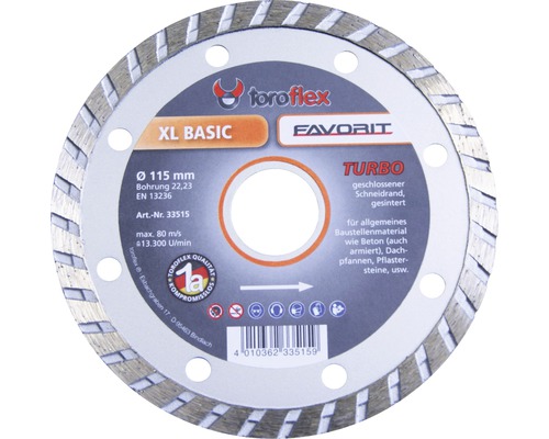 Toroflex XL Basic Trennscheibe, Durchmesser 115 Millimeter