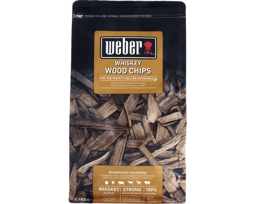 Weber Räucherchips Whiskey - 700g Weber Whiskey Wood Chips Packung