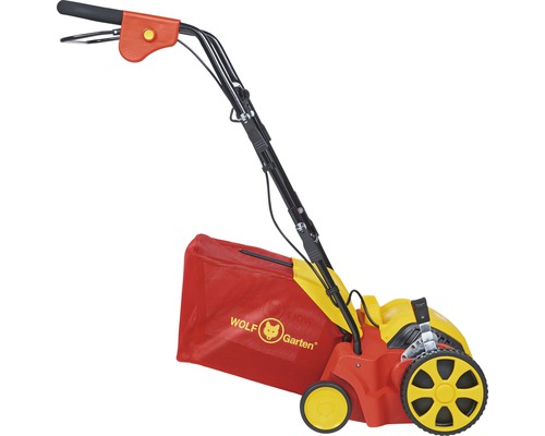 Wolf Garten Vertikutierer mit Fangkorb