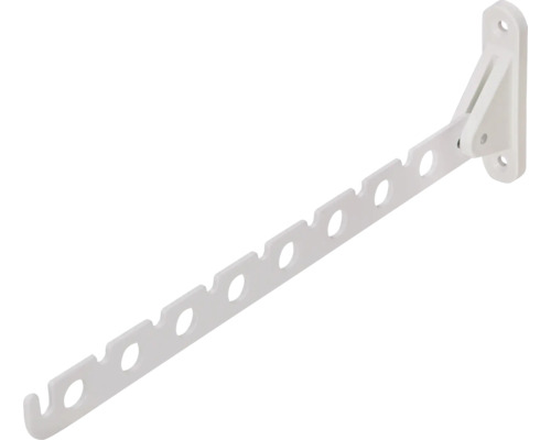 Kleiderlüfter zum Einklappen, 310 mm, weiß, 1 Stück Kleiderlüfter zum Einklappen, 310 mm, weiß, 1 Stück