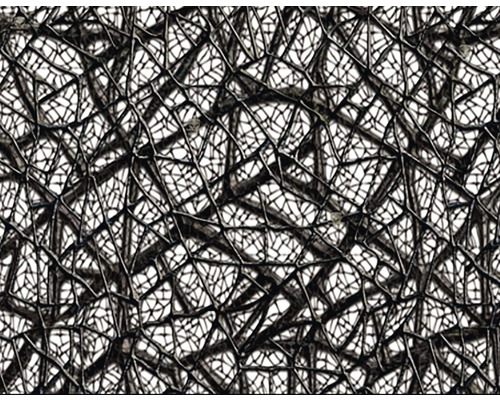 Wassertransferdruck Folie Camouflage CA-R-029 braun 100 x 50 cm Detailaufnahme eines Drahtzauns