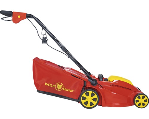 Wolf Garten Rasenmäher mit Fangkorb