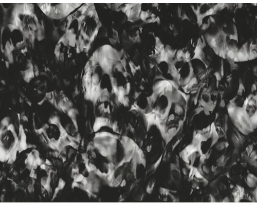 Wassertransferdruck Folie Camouflage CA-R-030 schwarz 100 x 100 cm Schwarze Tapete mit Totenköpfen