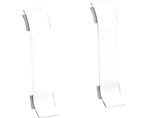 Prinz Verbinder für Kabelkanal-Sockelleiste weiß 60 mm Zwei weiße Papierhandtuchhalter zur Wandmontage