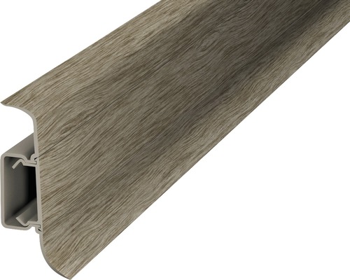 Prinz Klemmsockelleiste PVC akazie vintage 50 x 2500 mm Sockelleiste mit Holzoptik