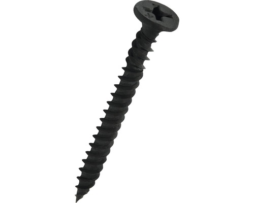 Knauf Diamantplattenschraube XTN 3,9 x 38 mm Pack = 1000 St Schwarze Schnellbauschraube mit Kreuzschlitz