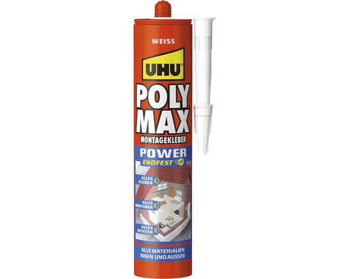 UHU POLY MAX Montagekleber Power weiß 425 g-0
