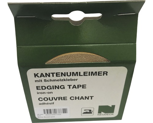 Kantenanleimer mit Schmelzkleber in einer Verpackung