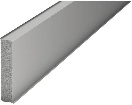 Sockelleiste Hartschaum PVC grau 12x60x2500 mm