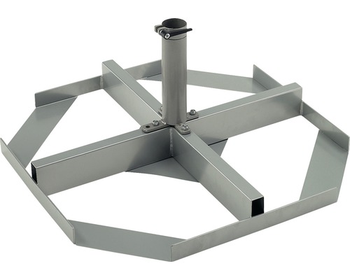 Sonnenschirmständer Doppler 14,80 kg Stahl eckig aluminium Sonnenschirmständer aus Metall
