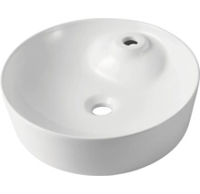 Aufsatzwaschbecken basano Ortano rund 43,5 cm weiß-thumb-0