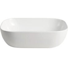 Aufsatzwaschbecken Form&Style Lamia eckig 46,5 x 32,0 cm weiß glänzend ohne Beschichtung-thumb-3